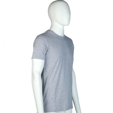 Футболка (160 г.) с кор.рукавом серый меланж (S) Футболка (160 г.) с кор.рукавом серый меланж (S)