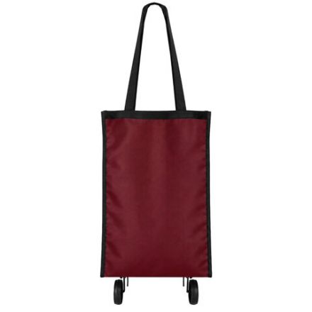 Сумка хозяйственная на колесах складная 50x32x15 см, 24 л, до 15 кг, Оксфорд 600D, бордовая, ЛЮБАША, 701401 Сумка хозяйственная на колесах складная 50x32x15 см, 24 л, до 15 кг, Оксфорд 600D, бордовая, ЛЮБАША, 701401