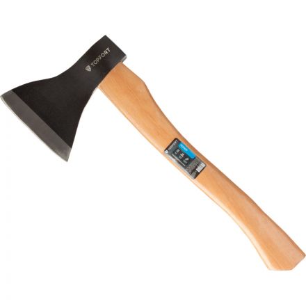 Топор 1000 г из углеродистой стали TOPFORT деревянное топорище Топор 1000 г из углеродистой стали TOPFORT деревянное топорище