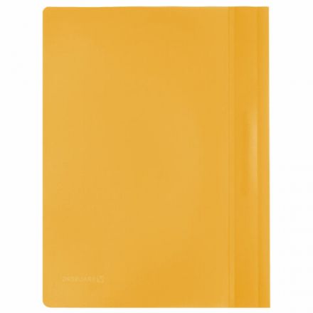 Скоросшиватель пластиковый BRAUBERG, А4, 130/180 мкм, желтый, 228671 Скоросшиватель пластиковый BRAUBERG, А4, 130/180 мкм, желтый, 228671