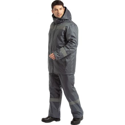 Костюм зим муж (куртка, пк) з48 серый 120-124/170-176 Костюм зим муж (куртка, пк) з48 серый 120-124/170-176