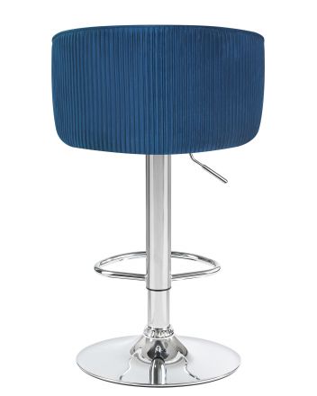 Стул барный DOBRIN DARCY, синий велюр (1922-20) Стул барный DOBRIN DARCY, синий велюр (1922-20)