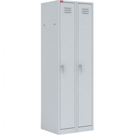 Шкаф для одежды металлический P_ШРМ22М 2 дв. 600х500х1860