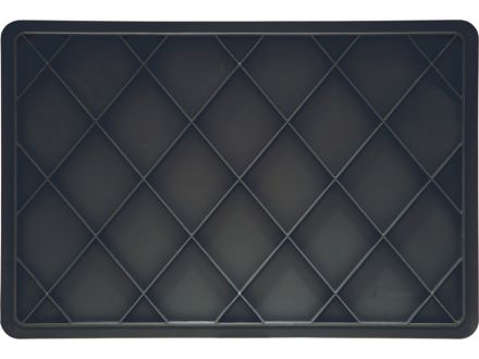 Ящик 600х400х180 мм дно сплош.стенки перф.без ручек серый морозостойкий