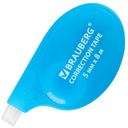 Корректирующая лента BRAUBERG ULTRA NEON, 5 мм х 8 м, цвет ассорти, блистер, 272664
