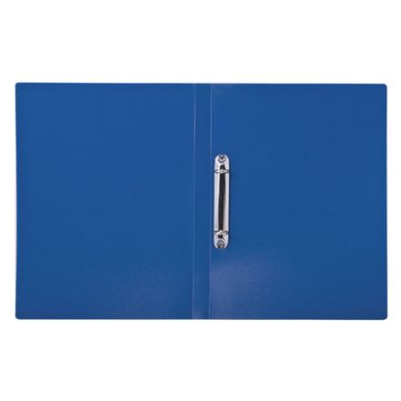 Папка на 2 кольцах BRAUBERG "Office", 21 мм, синяя, до 120 листов, 0,5 мм, 221611 Папка на 2 кольцах BRAUBERG "Office", 21 мм, синяя, до 120 листов, 0,5 мм, 221611