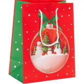 Пакет бумажный с ламинац.,шир.17,8 cм,140 г/м2 17,8x22,9x9,8см,НГ,арт.90140