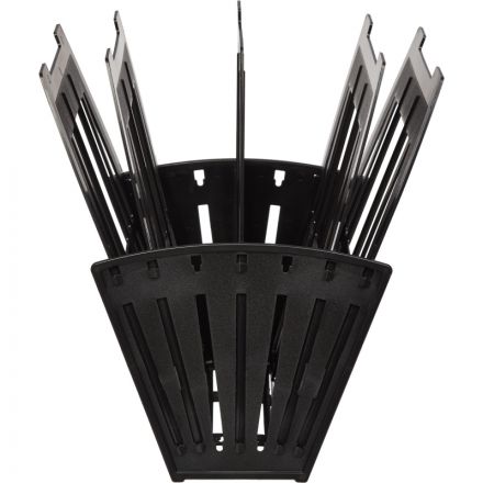 Лоток для бумаг вертикальный/горизонтальный Attache веерный универсальный 4 отделения черный Лоток для бумаг вертикальный/горизонтальный Attache веерный универсальный 4 отделения черный