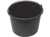 Ведро 20л. строительное, круглое, с ручкой металл цв. чёрный Ведро 20л. строительное, круглое, с ручкой металл цв. чёрный
