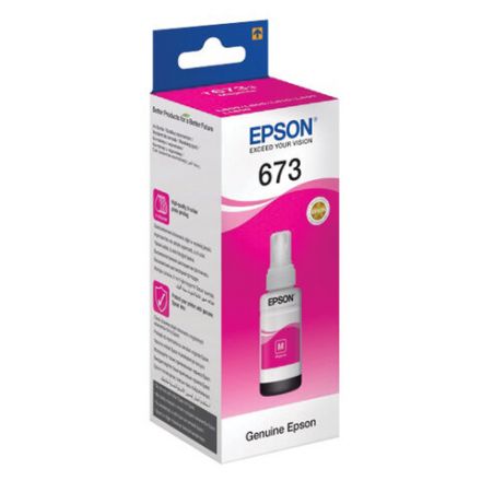 Чернила EPSON 673 (T6733) для СНПЧ Epson L800/L805/L810/L850/L1800, пурпурные, ОРИГИНАЛЬНЫЕ, C13T67334A/398 Чернила EPSON 673 (T6733) для СНПЧ Epson L800/L805/L810/L850/L1800, пурпурные, ОРИГИНАЛЬНЫЕ, C13T67334A/398