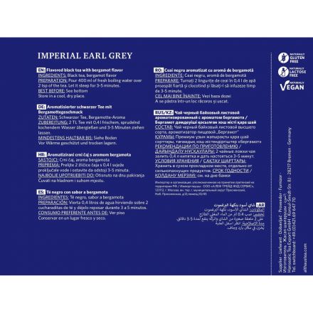 Чай черный листовой Althaus Imperial Earl Grey, 225г