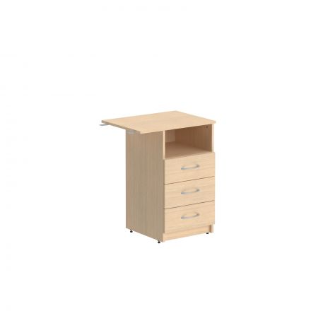 Тумба приставная SC-3D.2(R) легно-светлый 600х450х760 SIMPLE Тумба приставная SC-3D.2(R) легно-светлый 600х450х760 SIMPLE