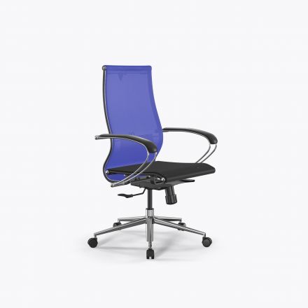 Кресло ErgoLife Set 9/подл.131/осн.Synchro 052 Васильковый-Черный