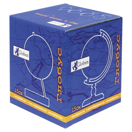 Глобус физический Globen Классик Евро, 15 см, Ке011500196