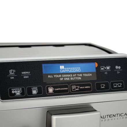 Кофемашина DELONGHI Autentica Cappuccino ETAM 29.660.SB, 1450 Вт, объем 1,4 л, автокапучинатор, серебристая, ETAM29.660.SB Кофемашина DELONGHI Autentica Cappuccino ETAM 29.660.SB, 1450 Вт, объем 1,4 л, автокапучинатор, серебристая, ETAM29.660.SB