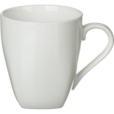 Кружка 'Кунстверк',фарфор,300мл,D=9,H=9,L=12см,белый 6шт/уп