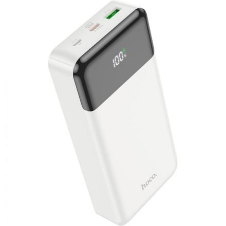 Внешний аккумулятор HocoJ102A COOL FIGURE WHITE 20000mAh QC/PD USB-A/USB-C