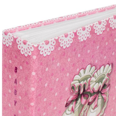 Фотоальбом BRAUBERG "Baby shoes" на 200 фото 10х15 см, твердая обложка, термосклейка, розовый, 39114, 391148 Фотоальбом BRAUBERG "Baby shoes" на 200 фото 10х15 см, твердая обложка, термосклейка, розовый, 39114, 391148