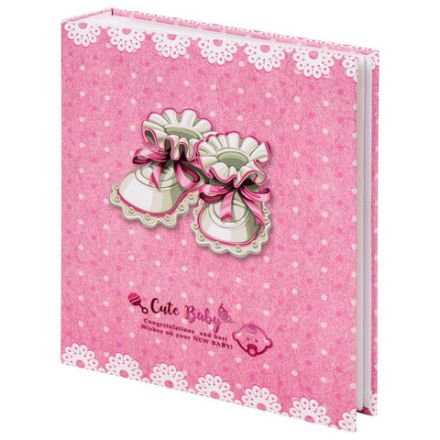 Фотоальбом BRAUBERG "Baby shoes" на 200 фото 10х15 см, твердая обложка, термосклейка, розовый, 39114, 391148 Фотоальбом BRAUBERG "Baby shoes" на 200 фото 10х15 см, твердая обложка, термосклейка, розовый, 39114, 391148