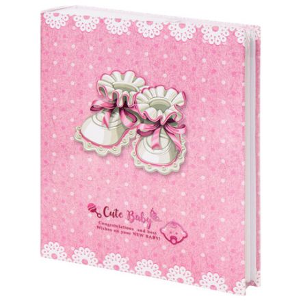 Фотоальбом BRAUBERG "Baby shoes" на 200 фото 10х15 см, твердая обложка, термосклейка, розовый, 39114, 391148 Фотоальбом BRAUBERG "Baby shoes" на 200 фото 10х15 см, твердая обложка, термосклейка, розовый, 39114, 391148