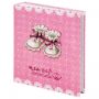 Фотоальбом BRAUBERG "Baby shoes" на 200 фото 10х15 см, твердая обложка, термосклейка, розовый, 39114, 391148