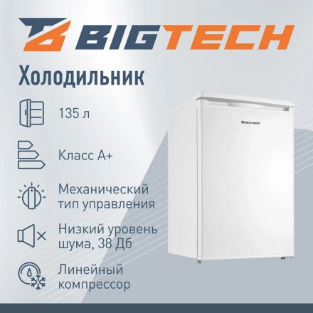Холодильник BigTech FD135LW, однокамерный
