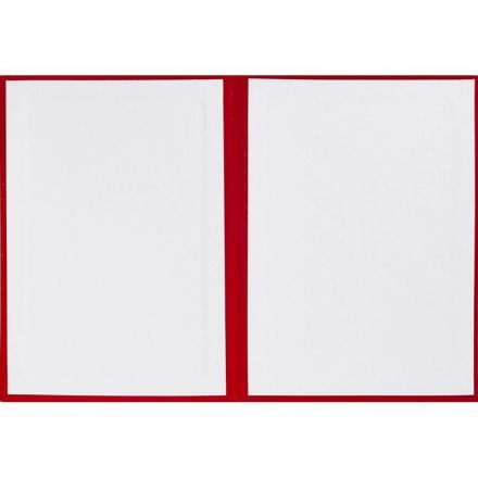 Папка адресная Поздравляем А4 бархат красная СПб