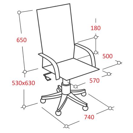 Кресло VT_CHAIRMAN 405 экокожа черный хром Кресло VT_CHAIRMAN 405 экокожа черный хром