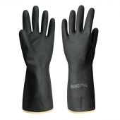 Перчатки защитные АЗРИХИМ КЩС тип-2 из латекса черные (размер 10 , XL)