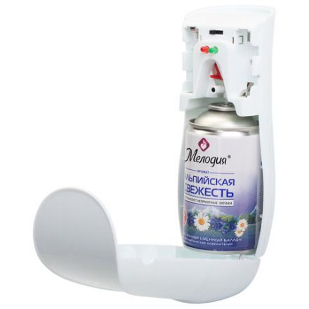 Сменный баллон 250 мл МЕЛОДИЯ "Альпийская свежесть", для автоматических освежителей, универсальный, 605228 Сменный баллон 250 мл МЕЛОДИЯ "Альпийская свежесть", для автоматических освежителей, универсальный, 605228