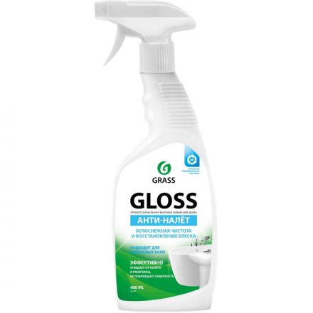 Средство для сантехники Grass Gloss Gel от налета и ржавч акр 0,6л_т/р Средство для сантехники Grass Gloss Gel от налета и ржавч акр 0,6л_т/р