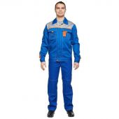 Костюм рабочий летний муж л10-КБР вас/сер/оранж (р.56-58) 170-176 (серия л)