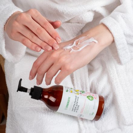 Крем для рук и тела SYNERGETIC Пачули и ароматный бергамот 380 мл Крем для рук и тела SYNERGETIC Пачули и ароматный бергамот 380 мл