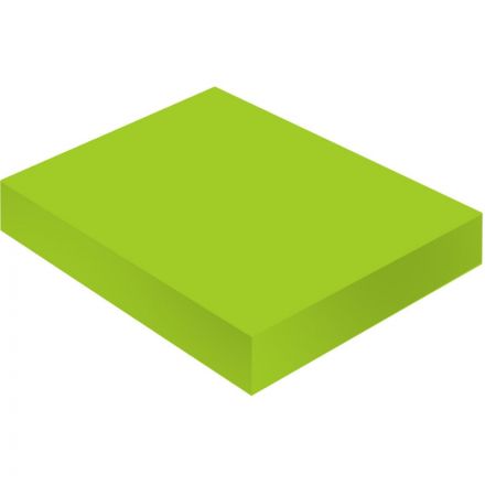 Стикеры Attache с клеев. краем 76х51, неон, зеленый 100л