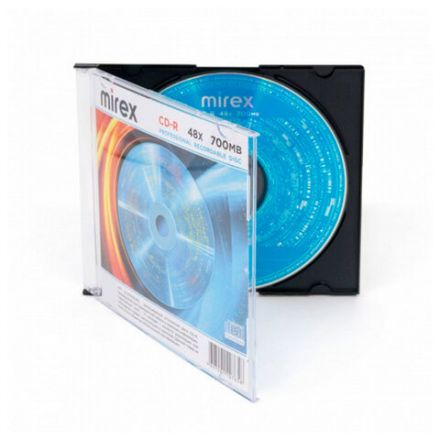 Диск CD-R MIREX, 700 Мб, 48x, Slim Case, КОМПЛЕКТ 5 шт., UL120051A8F Диск CD-R MIREX, 700 Мб, 48x, Slim Case, КОМПЛЕКТ 5 шт., UL120051A8F