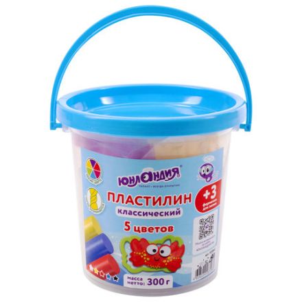Пластилин в ведерке ЮНЛАНДИЯ "ПОДВОДНЫЙ МИР", 5 цветов, 300 г, 3 формочки, ВЫСШЕЕ КАЧЕСТВО, 105860 Пластилин в ведерке ЮНЛАНДИЯ "ПОДВОДНЫЙ МИР", 5 цветов, 300 г, 3 формочки, ВЫСШЕЕ КАЧЕСТВО, 105860