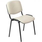Стул UA_EChair ISO WIN(ИЗО) черный, к/з бежевый V-18