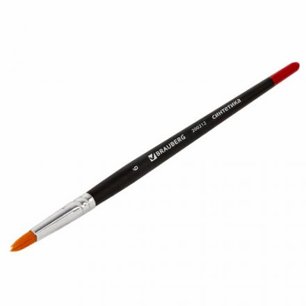 Кисть BRAUBERG, синтетика, круглая, № 6, 200212 Кисть BRAUBERG, синтетика, круглая, № 6, 200212