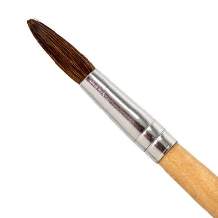 Кисть BRAUBERG, пони, круглая, № 7, 200193 Кисть BRAUBERG, пони, круглая, № 7, 200193