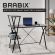 Стол на металлокаркасе BRABIX "LOFT CD-004", 1200х535х1110 мм, 3 полки, цвет дуб антик, 641219