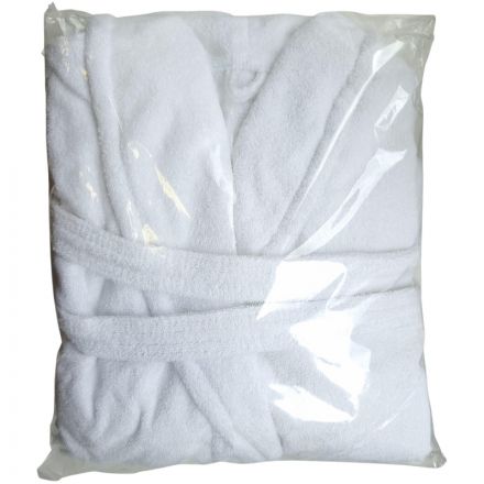 Халат махровый, шалька, размер 52, 400г/м2, белый Халат махровый, шалька, размер 52, 400г/м2, белый