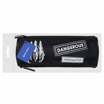 Пенал BRAUBERG, 3 отделения, нейлон, 21х7х7 см, "Claws", 272307