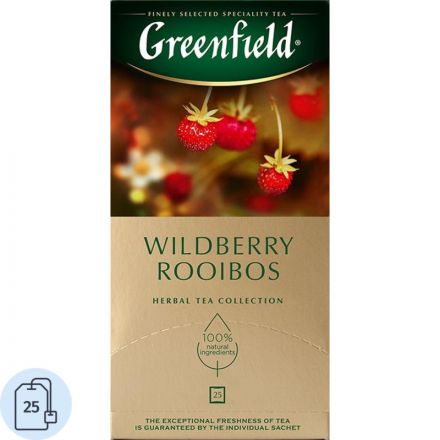 Чай Greenfield Wildberry Rooibos трав, 25пак 1390-10 Чай Greenfield Wildberry Rooibos трав, 25пак 1390-10