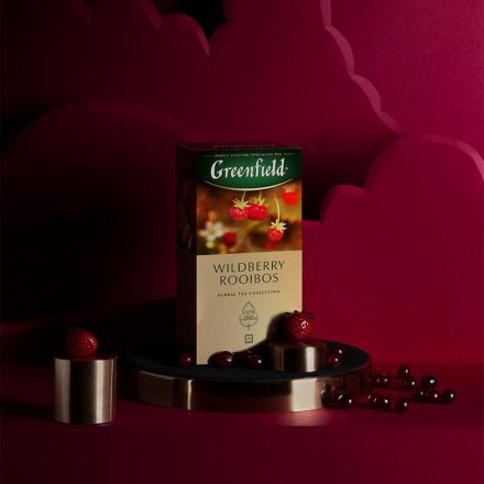 Чай Greenfield Wildberry Rooibos трав, 25пак 1390-10 Чай Greenfield Wildberry Rooibos трав, 25пак 1390-10