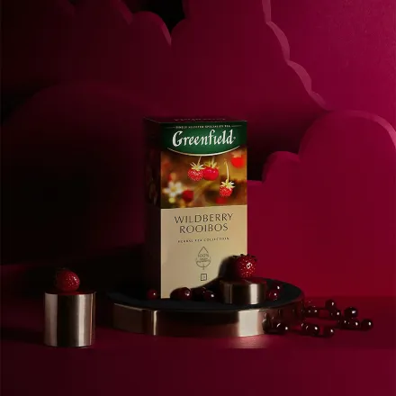 Чай Greenfield Wildberry Rooibos трав, 25 пакетиков 1390-10