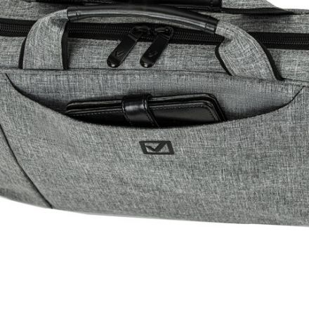 Сумка портфель BRAUBERG OFFICE с отделением для ноутбука 17,3", светло-серый меланж, 34х44х6 см, 272613 Сумка портфель BRAUBERG OFFICE с отделением для ноутбука 17,3", светло-серый меланж, 34х44х6 см, 272613