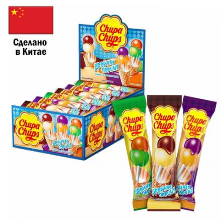Карамель CHUPA CHUPS (Чупа-Чупс) двойная порция, ассорти 3-х вкусов, 17 г, 58787 Карамель CHUPA CHUPS (Чупа-Чупс) двойная порция, ассорти 3-х вкусов, 17 г, 58787