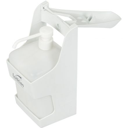 Дозатор для дезин.ср-в и жид.мыла Luscan Prof Optima локтевой 1000мл белый