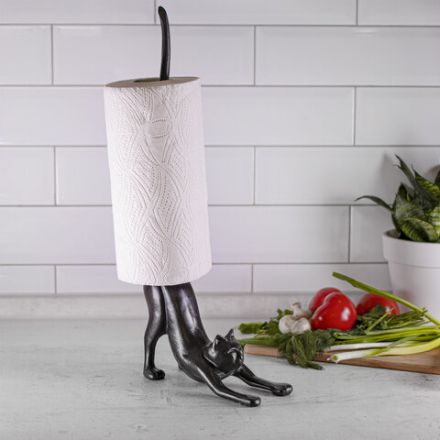 Держатель для бумажных полотенец и туалетной бумаги "Статуэтка КОШКА" LAIMA HOME, 608000 Держатель для бумажных полотенец и туалетной бумаги "Статуэтка КОШКА" LAIMA HOME, 608000