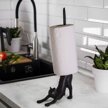 Держатель для бумажных полотенец и туалетной бумаги "Статуэтка КОШКА" LAIMA HOME, 608000 Держатель для бумажных полотенец и туалетной бумаги "Статуэтка КОШКА" LAIMA HOME, 608000